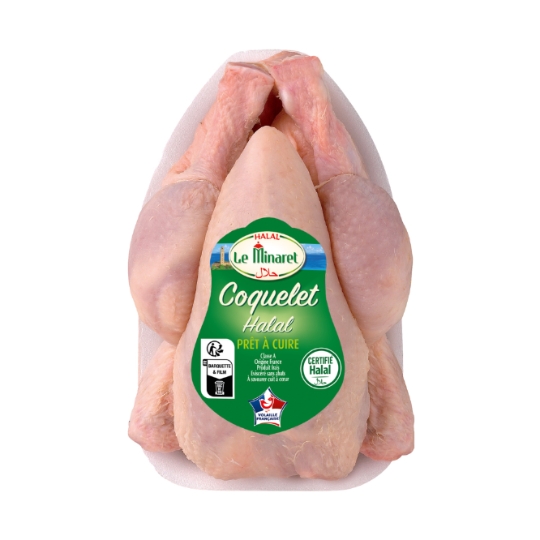 Viande de Volaille : Coquelet Entier Halal MINARET