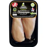 Blanc de Poulet Fermier label Rouge IGP Champagne Sans Traitement Antibiotique VOLAILLES CHAMPENOISES