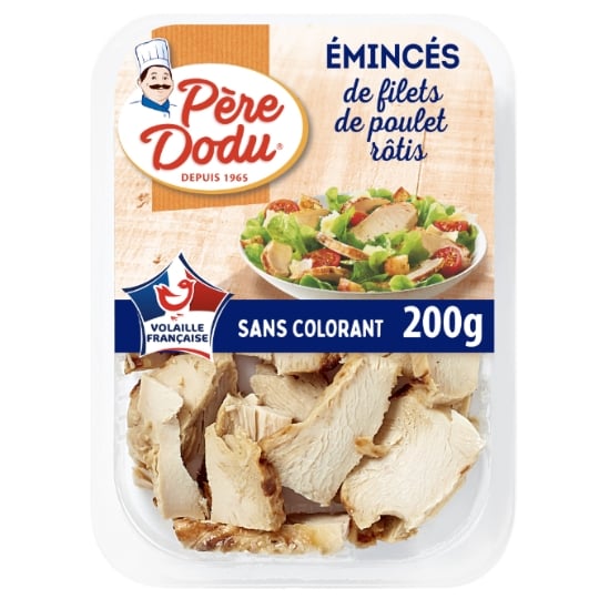Emincés de Poulet Rôtis PERE DODU