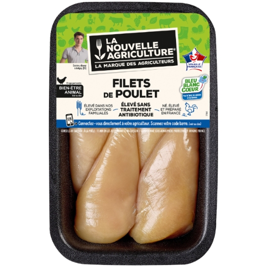 Filets de Poulet Jaune LA NOUVELLE AGRICULTURE