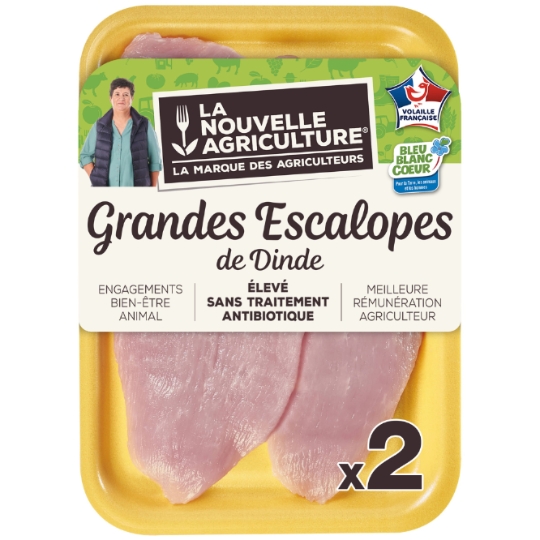 Escalopes de Dinde Sans Ogm LA NOUVELLE AGRICULTURE