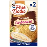 Escalopes de Poulet Pané Carbonara PERE DODU