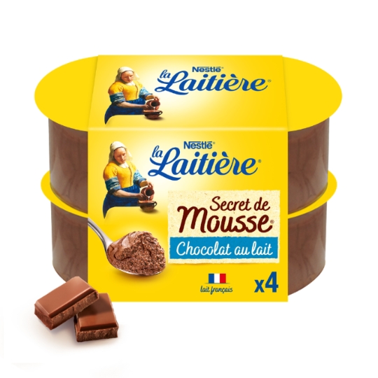 Mousse Chocolat au Lait Secret de Mousse LA LAITIERE