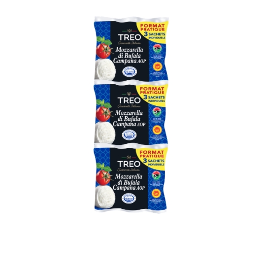 Mozzarella Di Bufala  Campana AOP  TREO