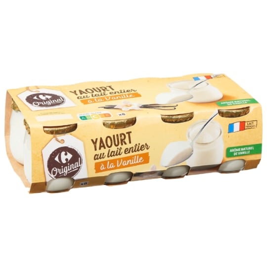 Yaourts Vanille CARREFOUR