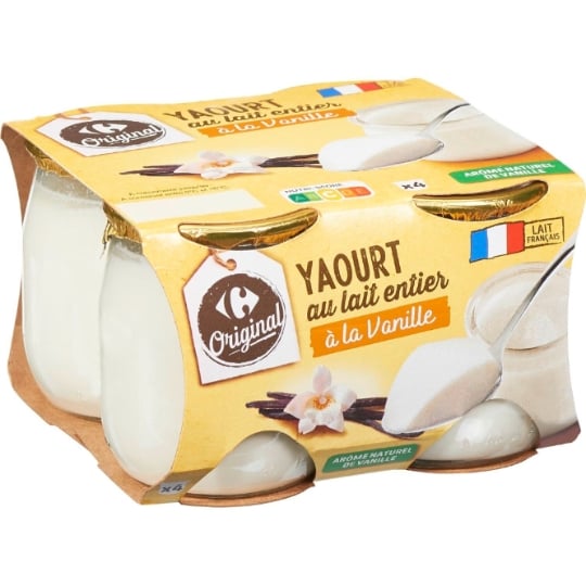 Yaourts Vanille CARREFOUR