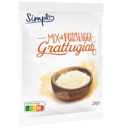 Mélange râpé de fromage au lait pasteurisé et de fromages affinés au lait cru rapé CARREFOUR
