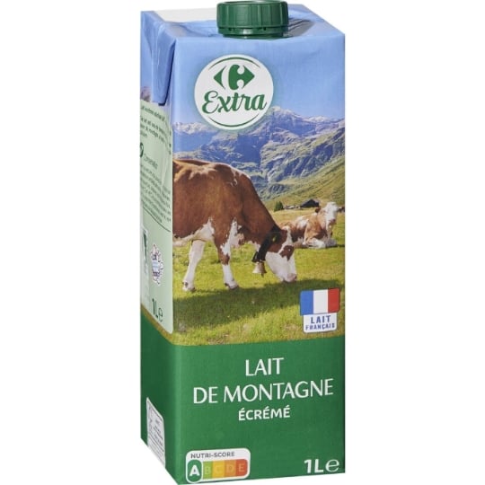 Lait Ecrémé écrémé CARREFOUR EXTRA