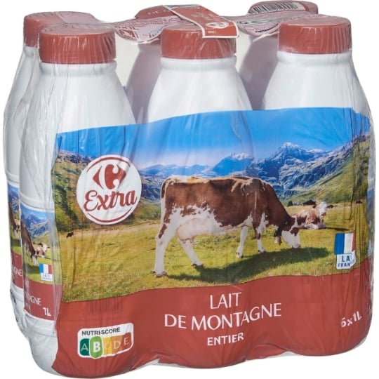 Lait Entier entier CARREFOUR EXTRA