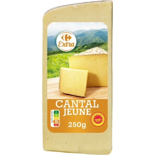 Fromage  Cantal jeune AOP CARREFOUR EXTRA