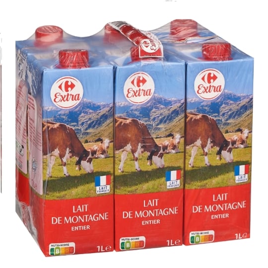 Lait Entier entier CARREFOUR EXTRA