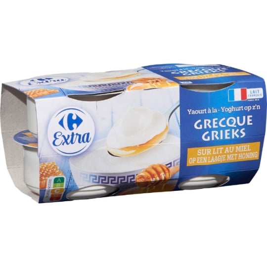 Yaourts à la Grecque Miel CARREFOUR EXTRA