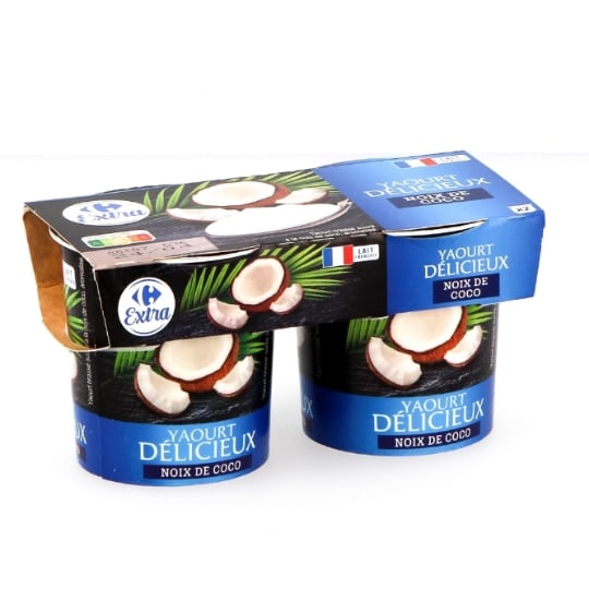 Yaourts noix de coco CARREFOUR EXTRA