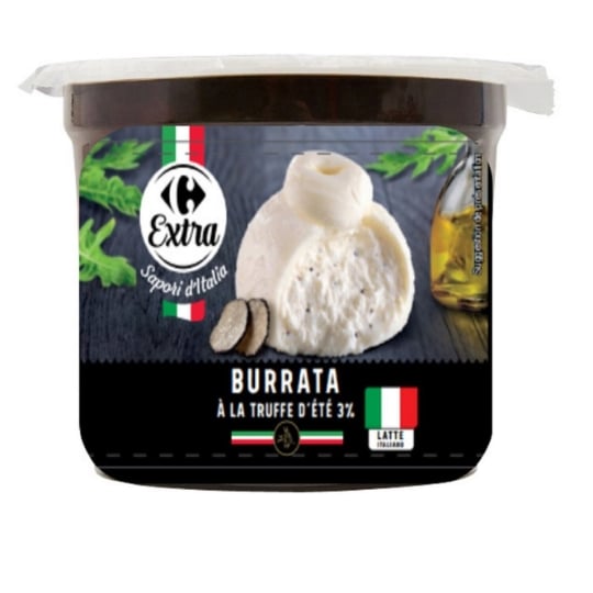 Burrata à la Truffe d'Eté 3% CARREFOUR EXTRA