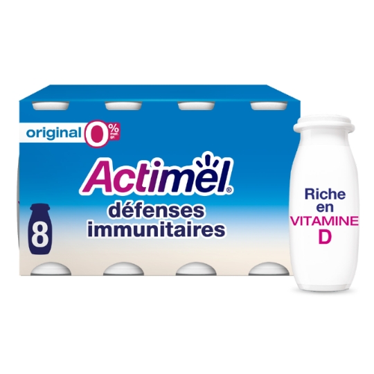 Yaourt à boire nature 0% MG ACTIMEL