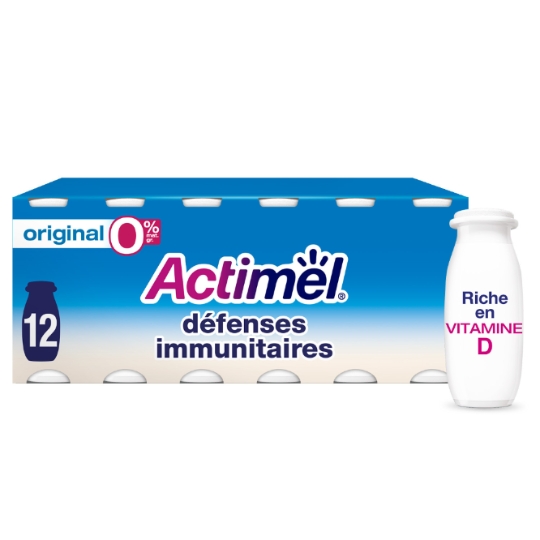 Yaourt à boire nature 0% MG ACTIMEL