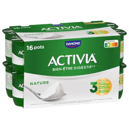 Yaourts nature bifidus ACTIVIA