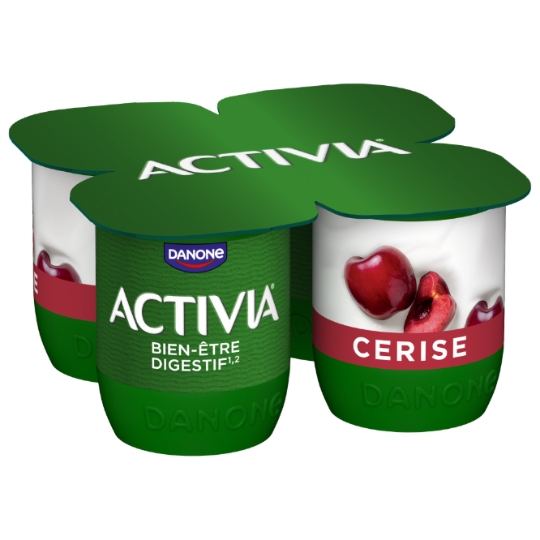 Yaourts aux fruits bifidus cerise ACTIVIA