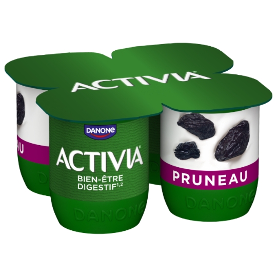 Yaourts aux fruits bifidus pruneau ACTIVIA