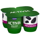 Yaourts aux fruits bifidus pruneau ACTIVIA