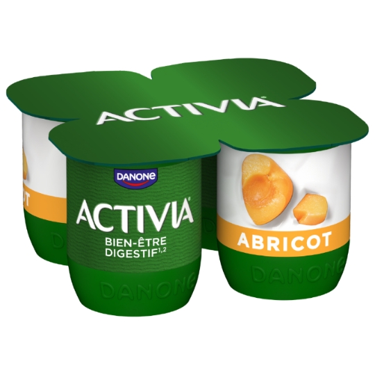 Yaourts aux fruits bifidus abricot ACTIVIA