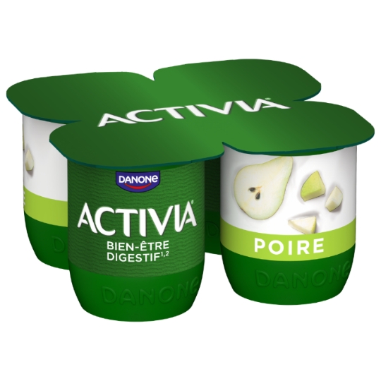 Yaourts aux fruits bifidus poire ACTIVIA