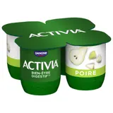 Yaourts aux fruits bifidus poire ACTIVIA