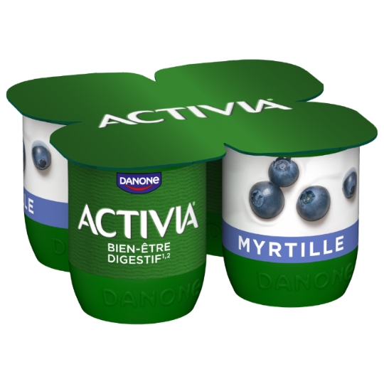 Yaourts aux fruits bifidus myrtille ACTIVIA