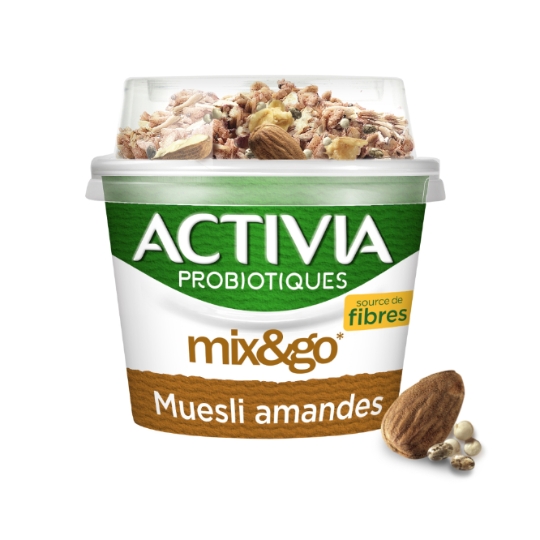 Yaourts céréales muesli amande quinoa et graine de chia bifidus ACTIVIA