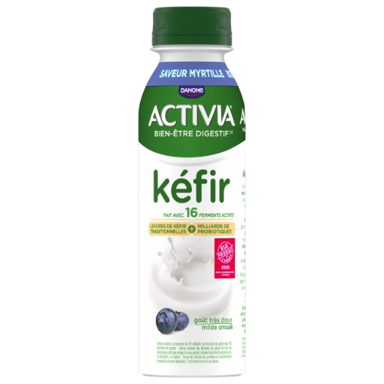 Yaourt à Boire Kéfir Saveur Myrtille ACTIVIA