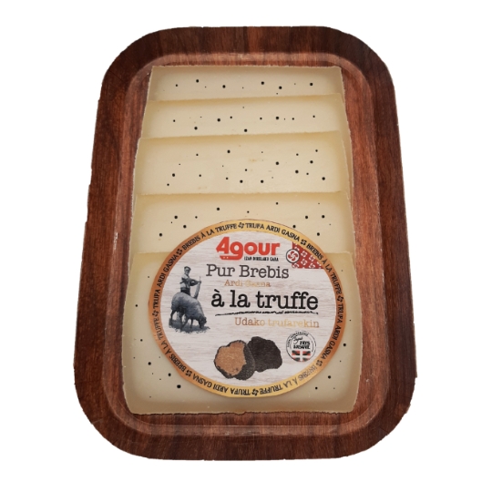Fromage Brique Brebis Tranché à la Truffe AGOUR