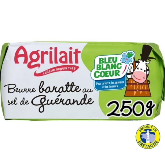Beurre de Baratte Au Sel de Guérande AGRILAIT
