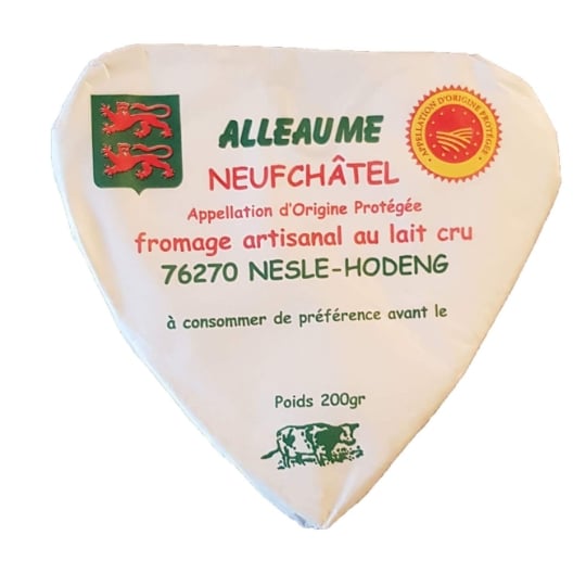 Fromage cœur Neufchâtel au lait cru AOP ALLEAUME