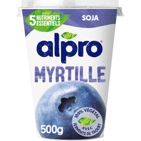 Dessert végétal soja myrtille ALPRO
