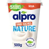 Dessert Végétal Soja Sans Sucres Nature ALPRO