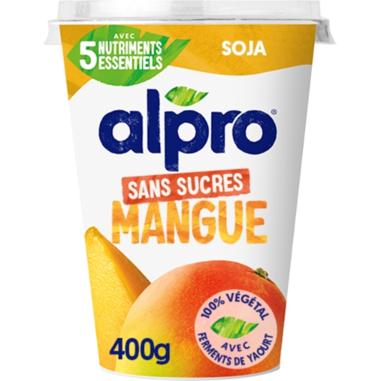 Dessert végétal soja mangue ALPRO