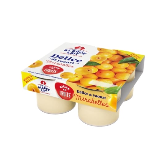 Yaourt mirabelle ALSACE LAIT