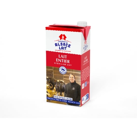 Lait Entier Sans OGM ALSACE LAIT