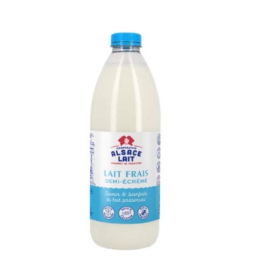 Lait Demi-Ecrémé Frais d'Alsace ALSACE LAIT