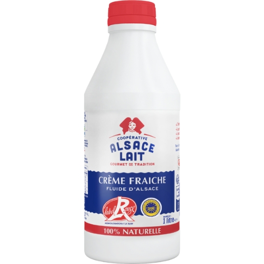Crème Fraiche Fluide Label Rouge IGP d'Alsace 32% Mat.Gr. ALSACE LAIT