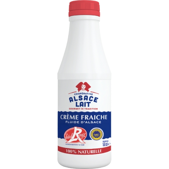 Crème Fraîche Fluide Label Rouge Igp D'Alsace 32% Mat.Gr. ALSACE LAIT