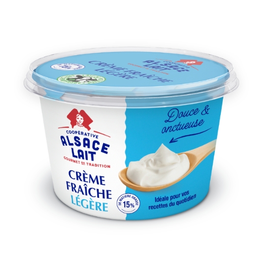 Crème Fraîche Epaisse Légère à 15% M.G ALSACE LAIT