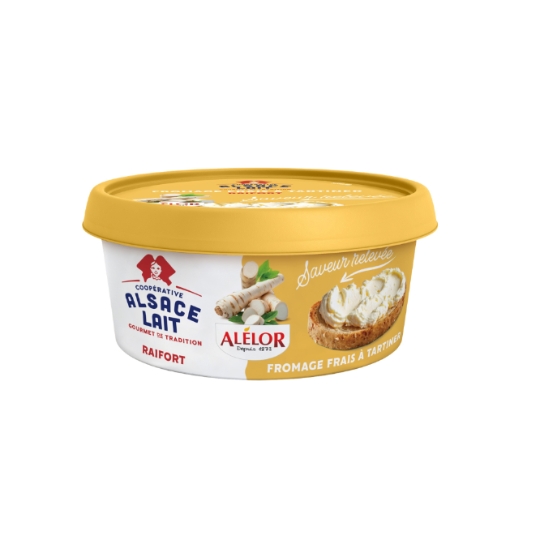 Fromage Frais à Tartiner au Raifort Saveur Relevée ALSACE LAIT