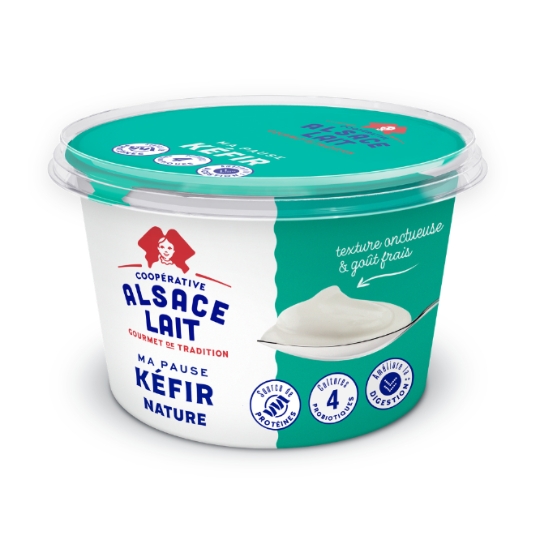 Kéfir Nature aux 4 Cultures Probiotiques ALSACE LAIT