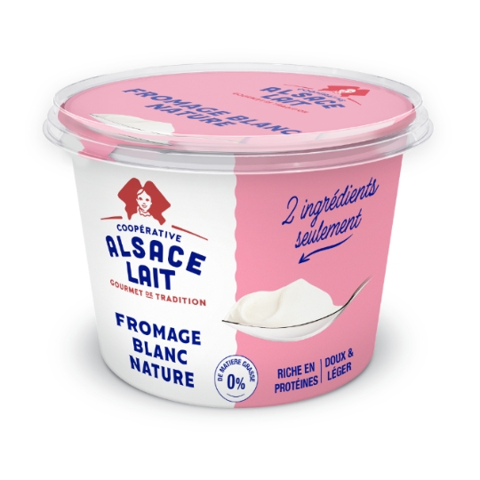 Fromage Blanc Nature 0% de Matière Grasse ALSACE LAIT