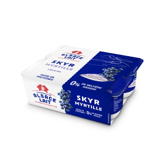 Skyr Myrtille 0% de Matière Grasse ALSACE LAIT