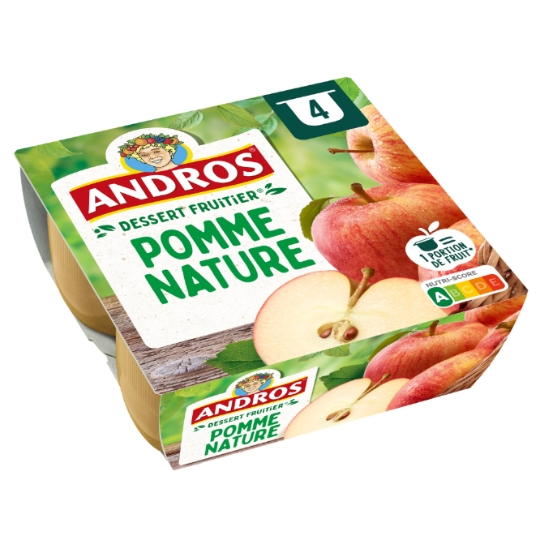 Compote Pomme Nature ANDROS