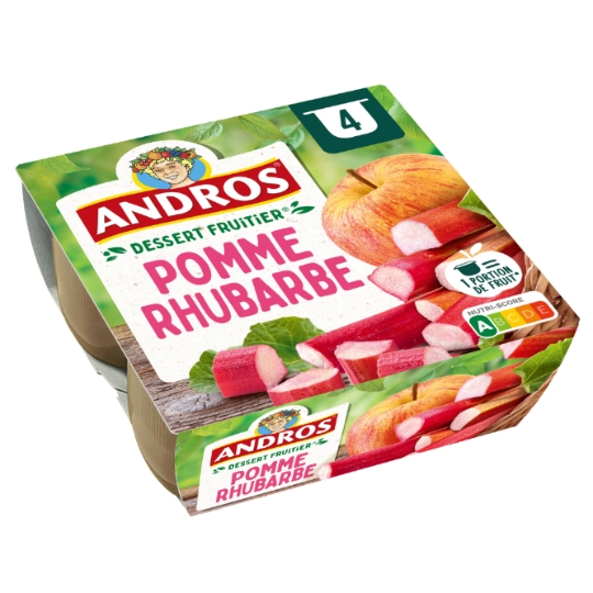 Compote Pomme Rhubarbe ANDROS