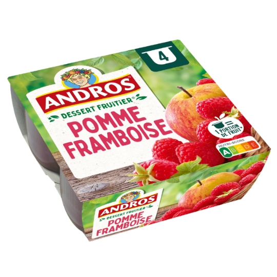 Dessert Fruitier Pomme Framboise ANDROS