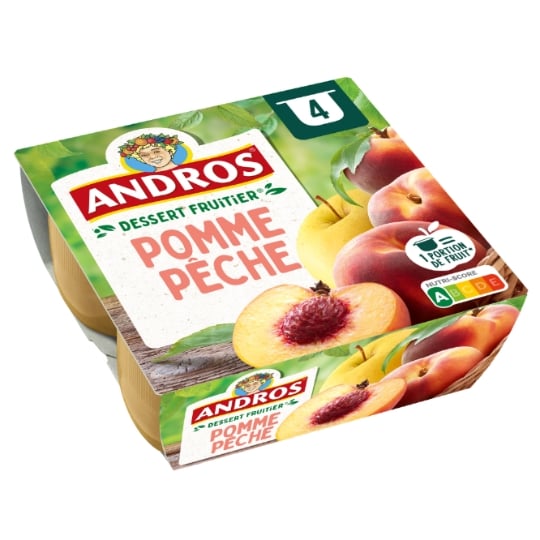 Compote Pomme Pêche ANDROS